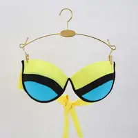 Metal Plated Inner Hanger with Clips, Bra Clips, Socks, Panty Racks, Home Drying Clothes, Display Hangers for Store 1