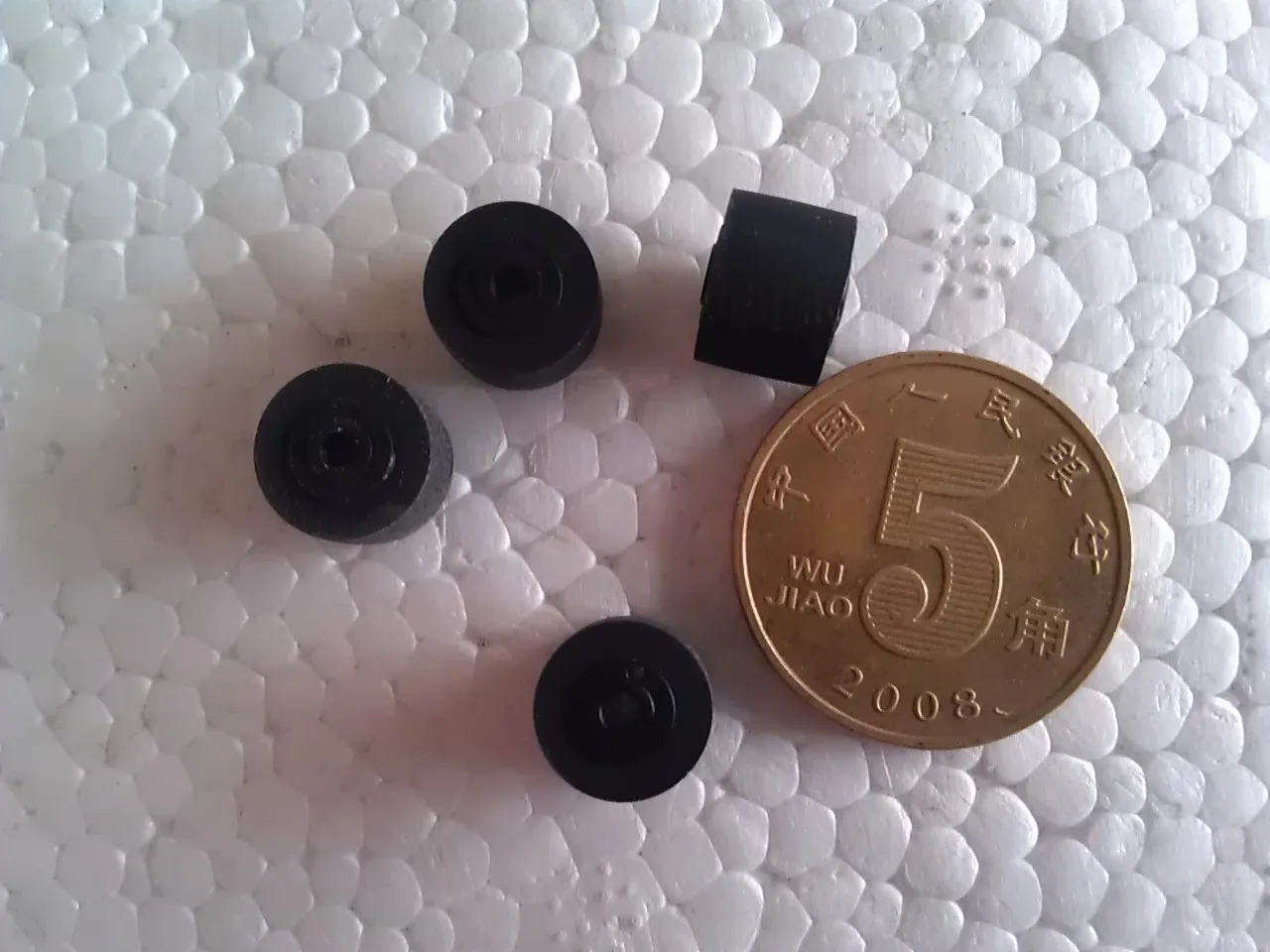 5 Pz 8.5X7X1.5Mm Stereo Pinch Roller Cassette Deck Pinch Roller Audio Press Belt Pulley Audio Tape Recorder