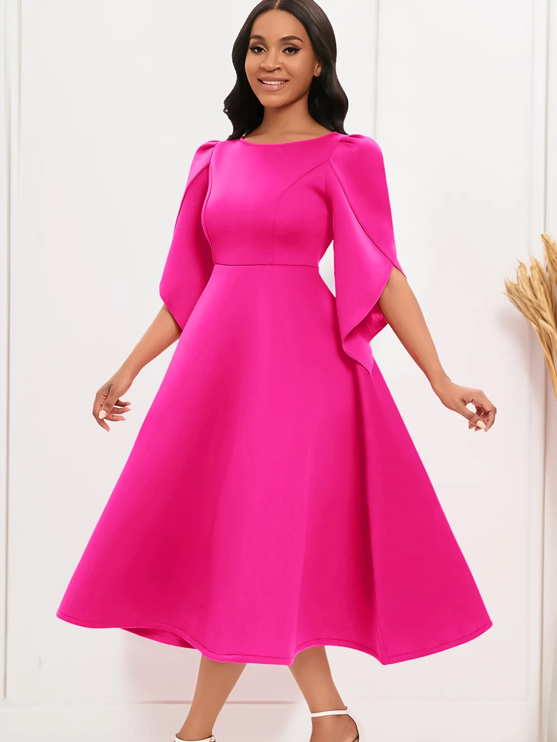 Abbigliamento Femminile Autunnale, Nuovo Stile Elegante e alla Moda, Abito da Cerimonia, Abito da Sera, Abito da Damigella per Feste Africane - immagine 3