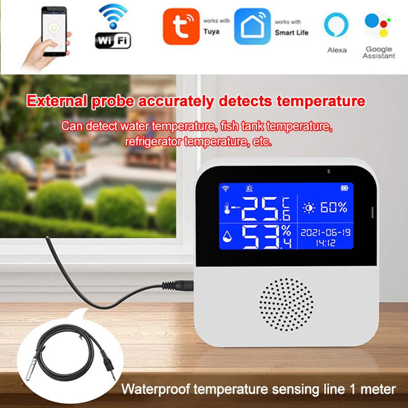 tuya wi fi inteligente sensor de umidade 01