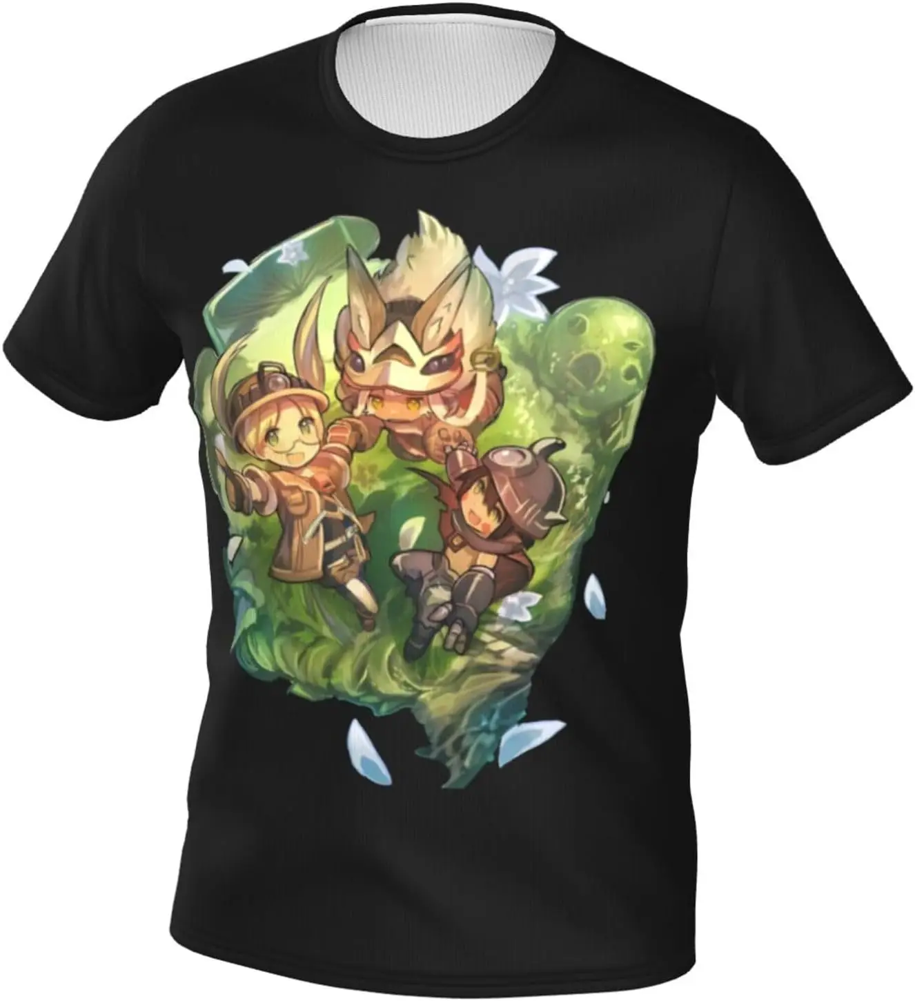 

Anime Made in Abyss T Shirt Boy's Summer O-Neck T-Shirts Casual Short Sleeves Tee