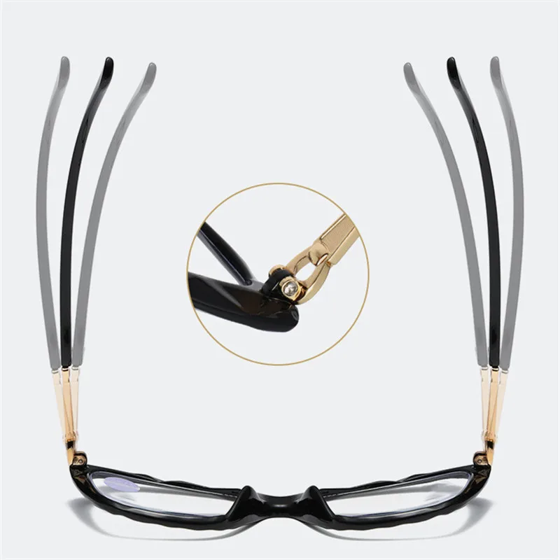 +1.0 +1.25 +1.75 +1.5  to +4 Cat Eye Reading Glasses Women Fashion Design Anti Blue Light Prescription Presbyopia Eyeglasses 6