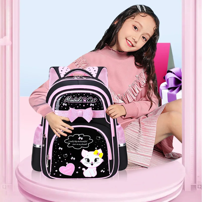 2025 Waterproof Children School Bags For Girls Kids Backpack Orthopedic Backpack Schoolbag Primary School Backpack Mochila 2