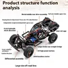 3100arc 1/16 Professional Short Card Remote Control Car Rc Car Off Road 4x4 Rc Drift Climbing Car  Brushless Machine 4
