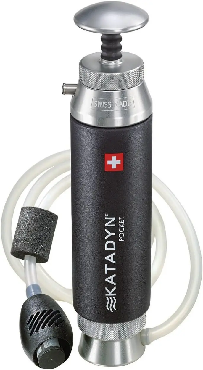 

Pocket Water Filter for Backpacking, Camping & Emergency Preparedness
