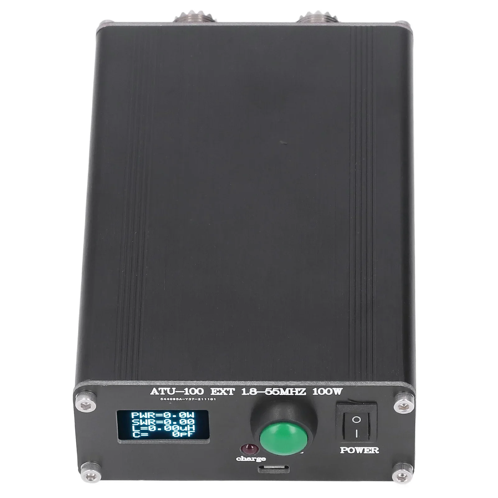 Antenna Tuner Mini Automatic ATU‑100 1.8~55MHz 0.96IN with Housing for Radio Equipment