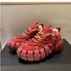 Chunky Sneaker Men Designer Tire Sole Sport Shoes Fashion Casual Microfiber Leather Height Increased Flat Platform Running Shoes 5