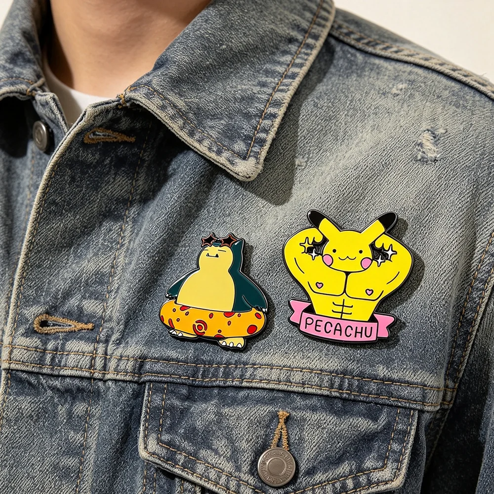 Whimsical Cartoon Creature Enamel Pin – Playful Metal Lapel Brooch
