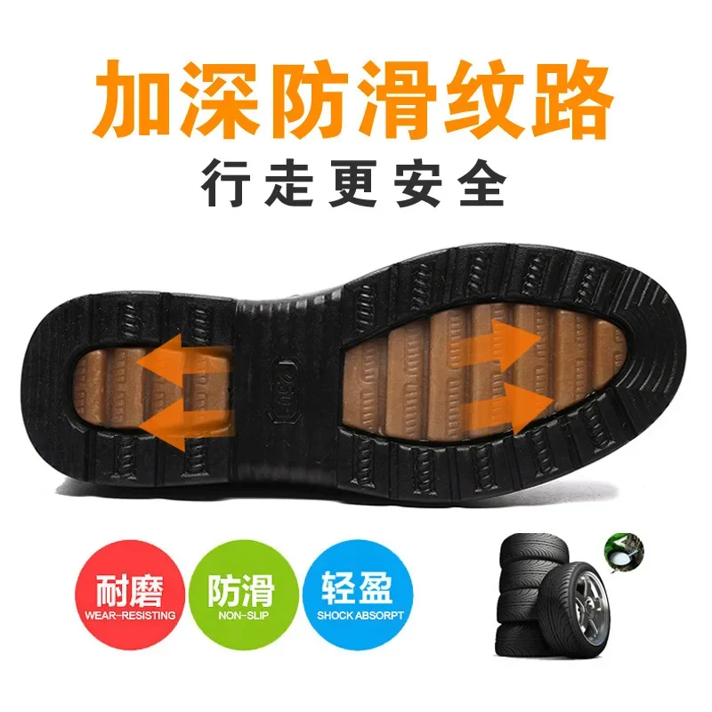 Canvas Men's Cotton Shoes Plush Warm and Anti Slip Men's Boots Winter Plush Snow Boots