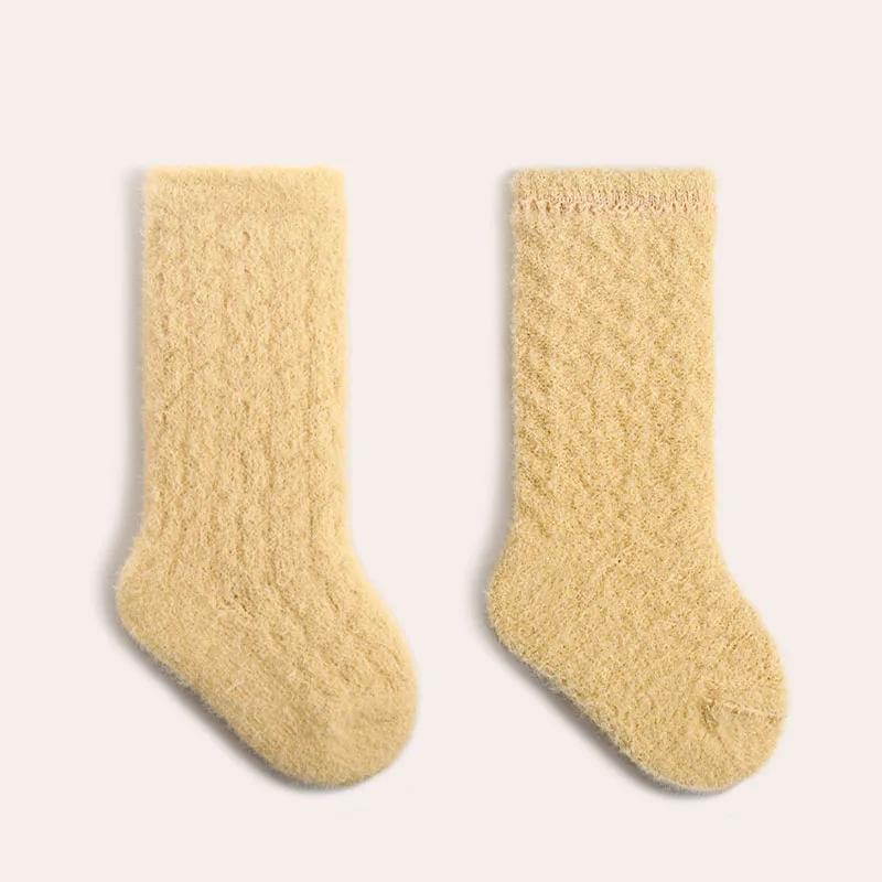 Girls Fleece Padded Tube Socks for Autumn Winter