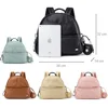 New Fashion PU Black Diaper Backpack for Baby Large Capacity Waterproof Pockets Diaper Bag for Mother Travel Stroller Bag 2
