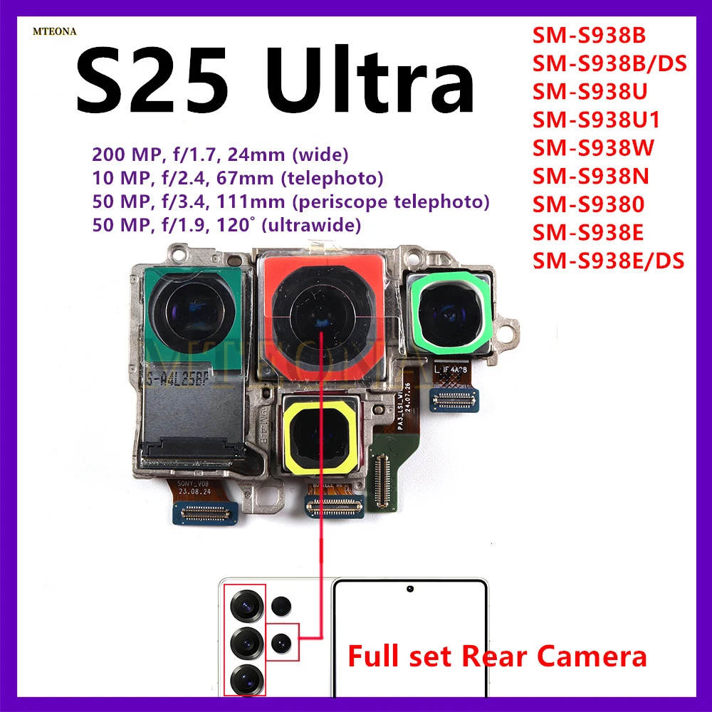 Rear Camera For Samsung Galaxy S23 S24 S25 S21 S22 Ultra 5G Main