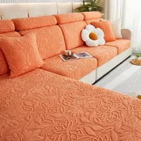 Jacquard Velvet Elastic Leather Sofa Cover Simple All-Inclusive Universal Cover Four Seasons Universal Lazy Anti Cat Scratch 2