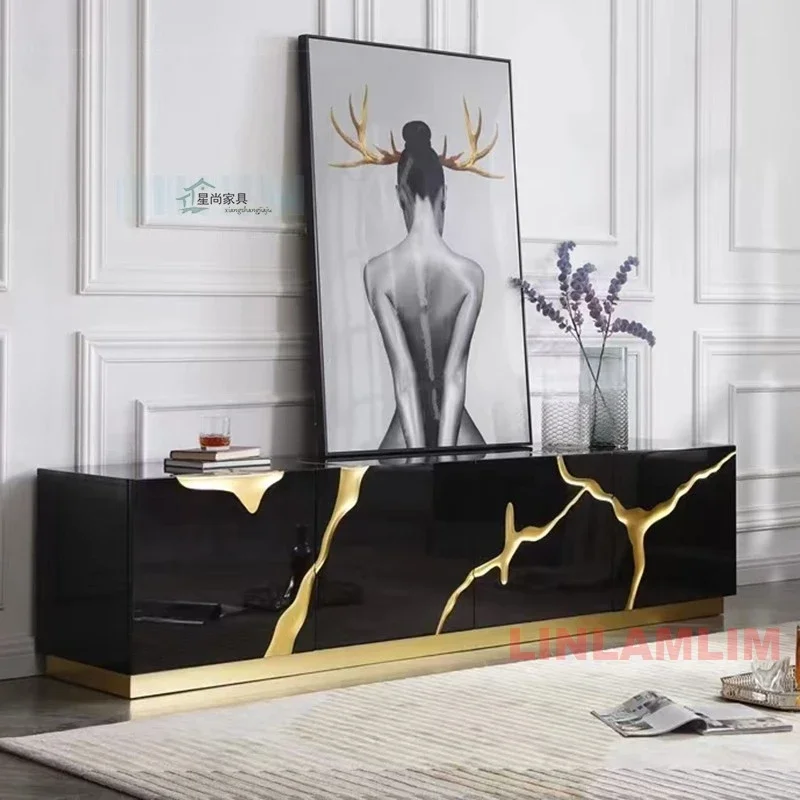 Luxury Black & White Sideboard 4