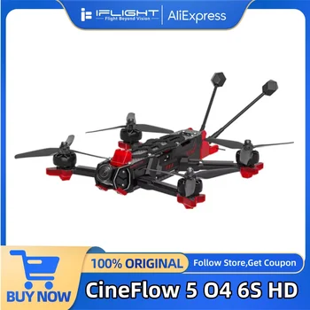 iFlight CineFlow 5 O4 6S HD Drone FPV da 5 Pollici con Unità Aerea O4 Pro Traverser per Quadricottero Cinematografico FPV Freestyle
