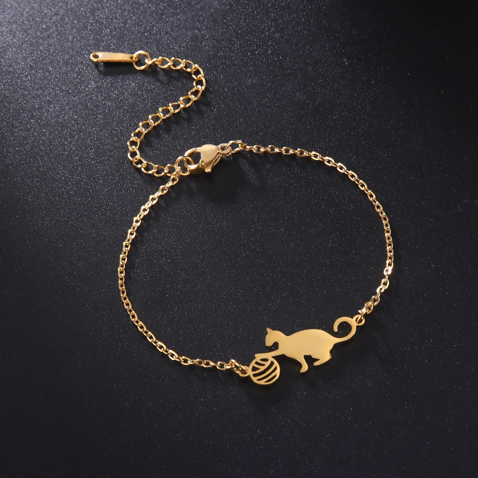 Cat Charm Bracelet