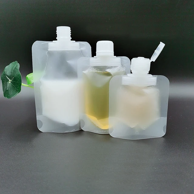 30/50/100 Ml Krém Adagoló Táska Utazás Újrahasznosítható Szivárgásálló Újratölthető Puche Sampon Folyékony Kozmetikai Csomagoló Tárolóedény