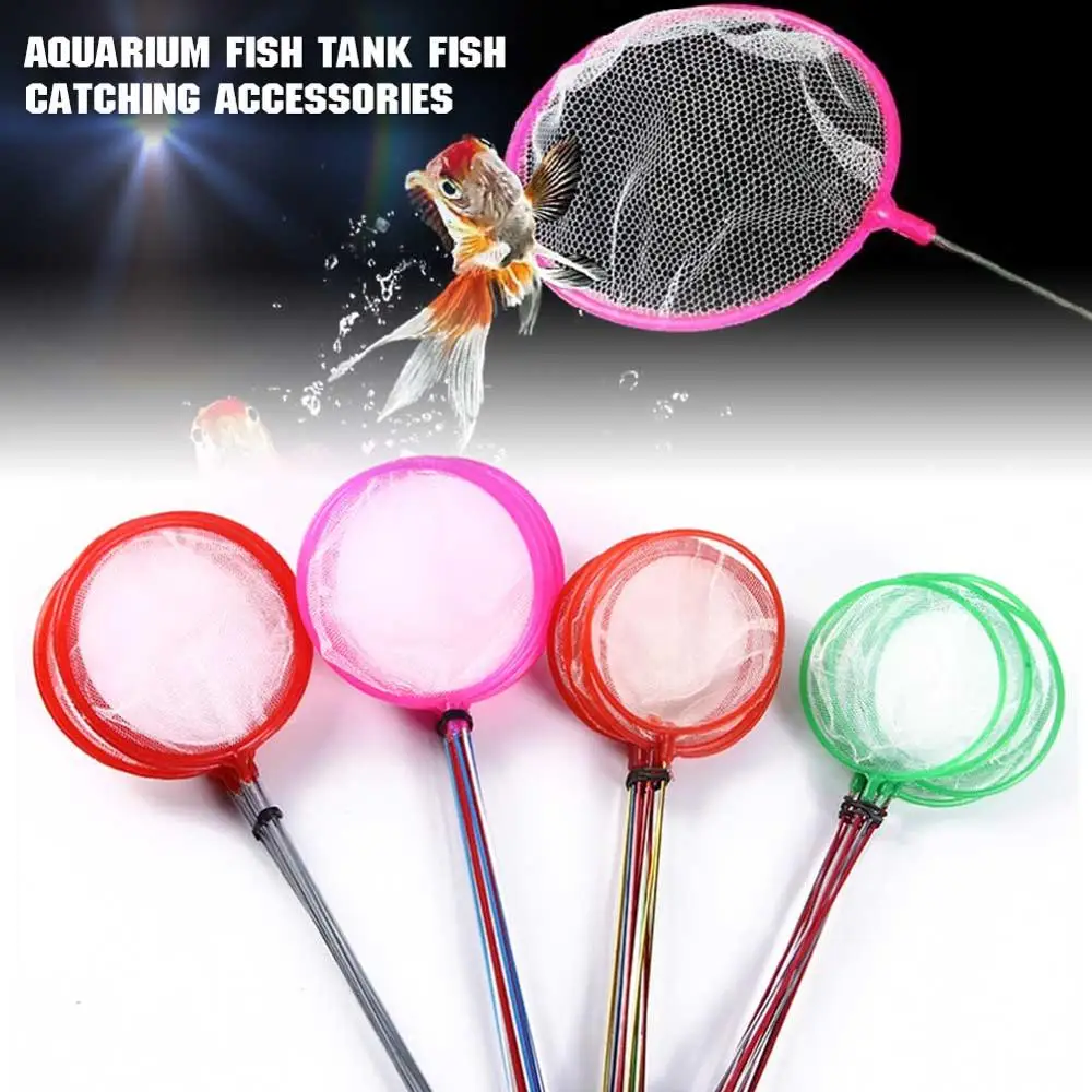 Fish Net Artemia Filter Shrimp Mini Portable Fishing Fish Tank Aquarium Dense Mesh Small Pore Tool Pet Products 2Pcs
