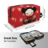 Custom Cartoon Anima Pucca Toiletry Bag Women Cosmetic Makeup Organizer Lady Beauty Storage Dopp Kit Case 4
