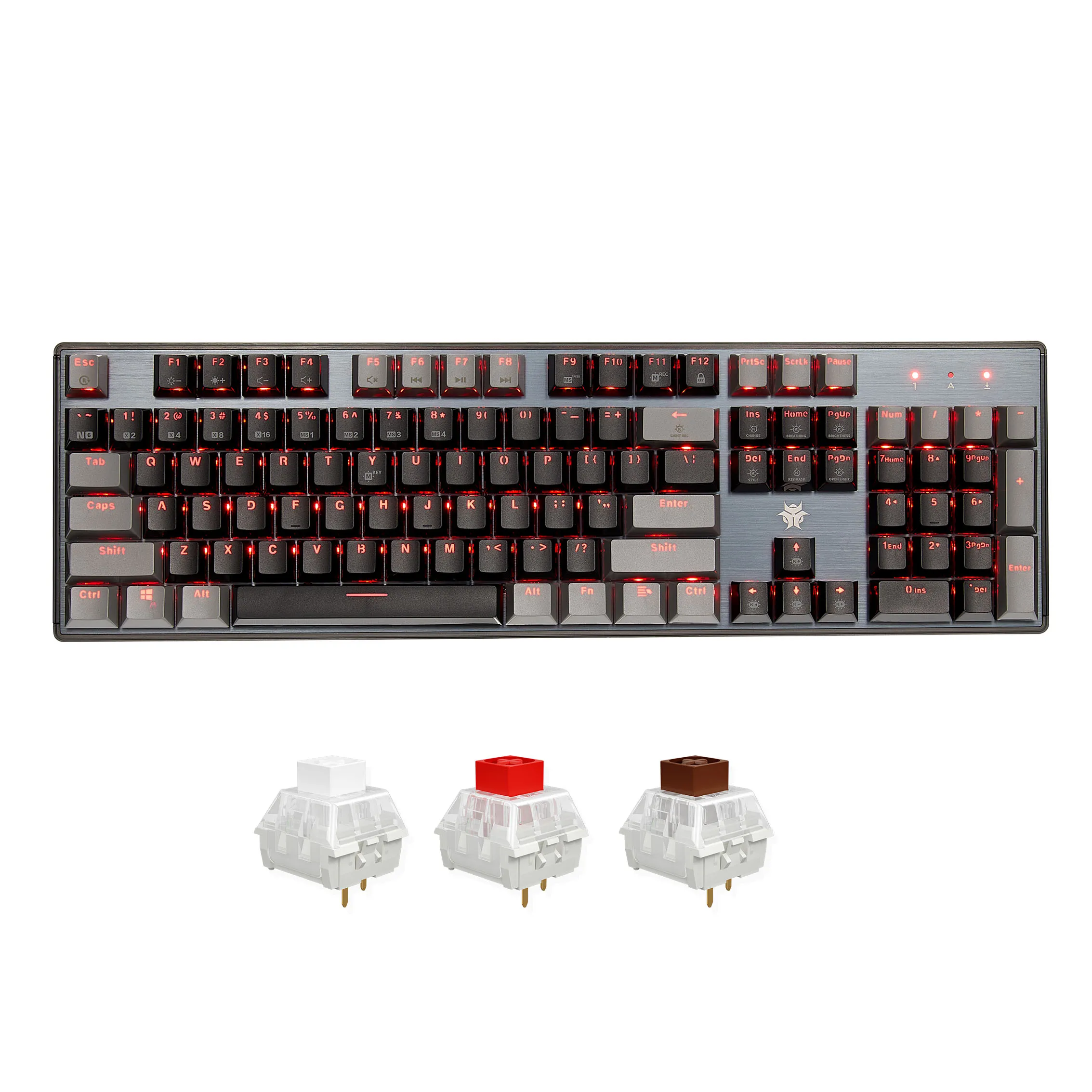 HEXGEARS GK715 Kailh BOX Switch Gaming LOL Keyboard Waterproof Hot Swap