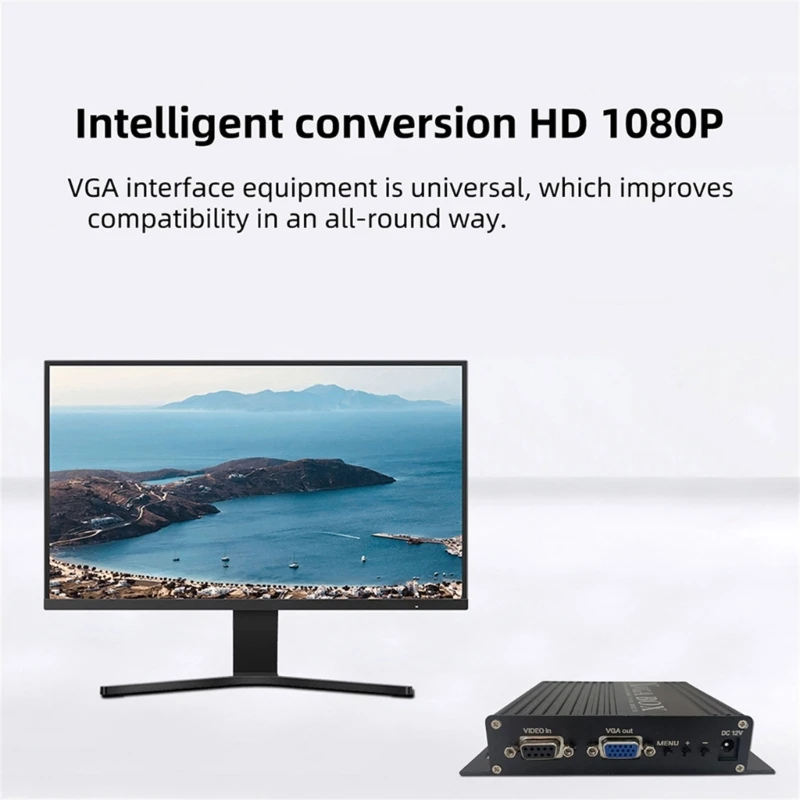 

GBS-8219 XVGA BOX RGB в VGA Промышленный монитор RGBS в VGA Видеоконвертеры Передатчики для настольных аксессуаров QXNF