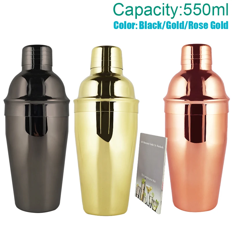 https://ae01.alicdn.com/kf/S43588b300c994dc68bb6a0e852937463x/Cocktail-Shaker-With-Recipe-Black-Rose-Gold-550ml-Martini-Shakers-Stainless-Steel-Mixer-Bartender-Tools-Strainer.jpg