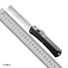 FOOHKNIFE VERSION GK SERIES MICRO Tactical TECH Gear Mirror & Stonewash Surface D2 Steel CNC 6061 Aluminum Titanium Clip 5