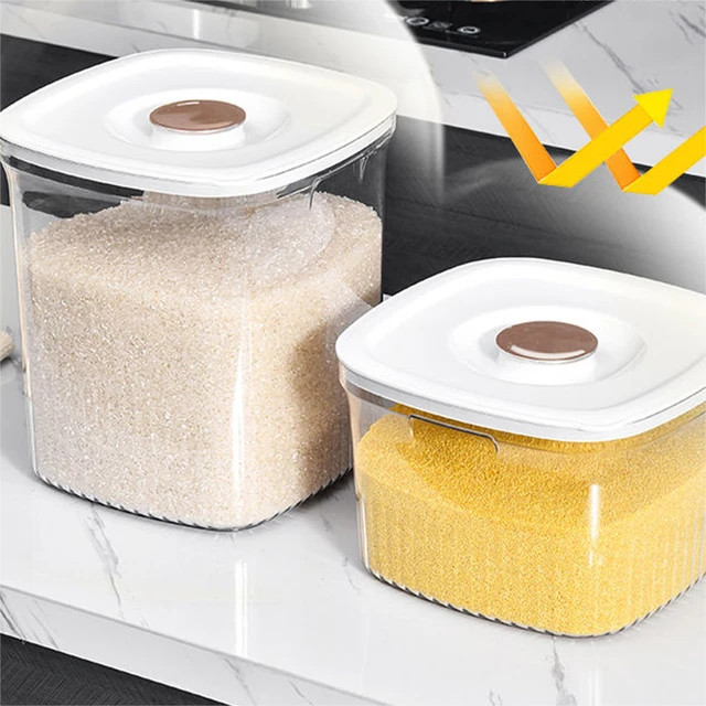 Insect Proof Rice Dispenser Grain Storage 10 kg Container for Kitchen