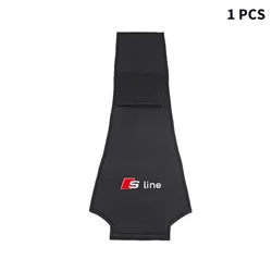 Luxury Car Seat Backrest Headrest Cover Pillow Towel (Black)