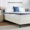 Mattress,10 Inch Hybrid Mattress with Cooling-Gel Memory Foam and Individually Pocket Innerspring,Breathable and Pressure Relief 4