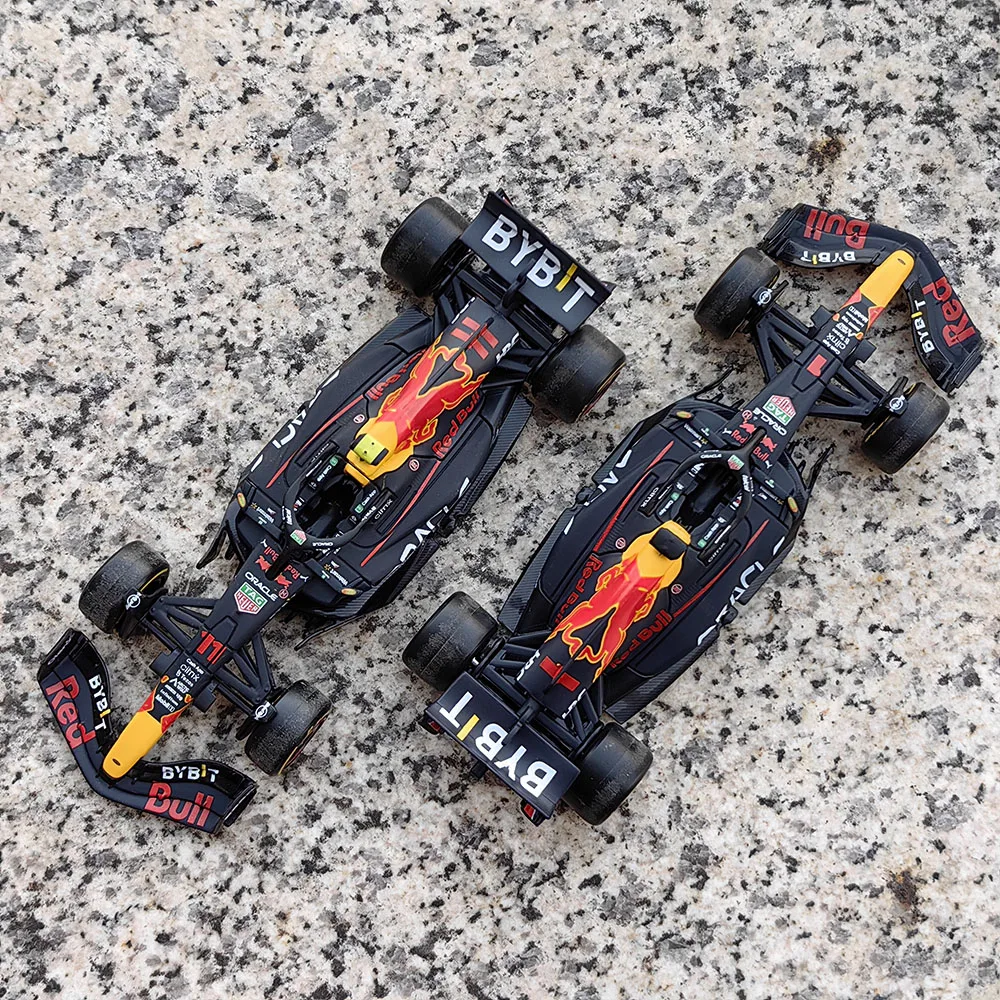 2022 Bburago 1:43 F1 Rb18 Champion Red Bull Racing Tag Heuer #1 Versappen #11 Perez Alloy Car Diecast Model Toy For Collectible
