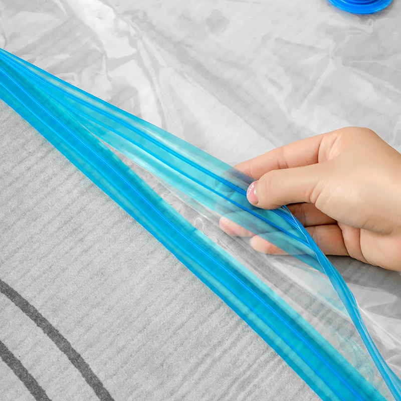Vacuum Travel Compression Bags for Clothes - Space-Saving Roll-Up Pack