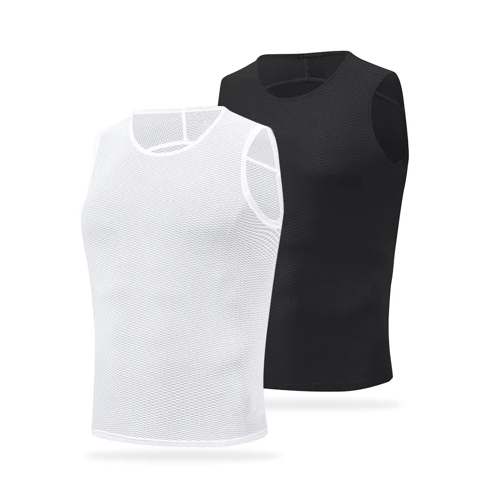 HISERWA hommes couche de Base de cyclisme classique noir/blanc sous-vêtements de cyclisme maille respirant séchage rapide maillot de vélo vtt chemises de vélo - AliExpress 18