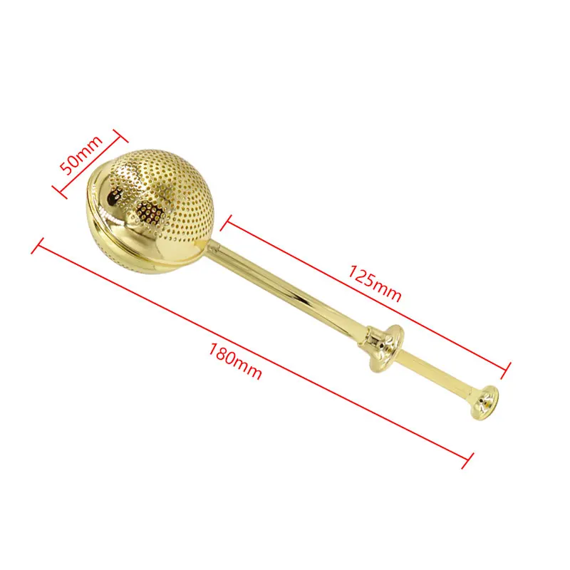 Wilhelm Sell® 3x colino da tè in acciaio inox - infusore da tè a forma di sfera - pinza per colino facile da pulire per tè sfuso, spezie ed erbe - filtro