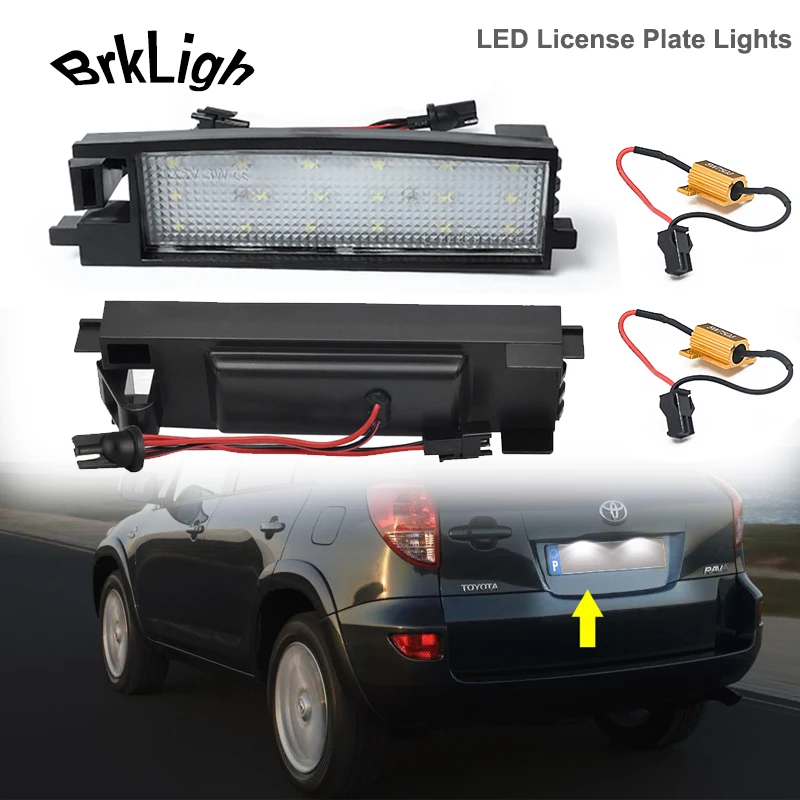 2Pcs For Toyota RAY4 Corolla Yaris Auris Aygo Avalon LED Number