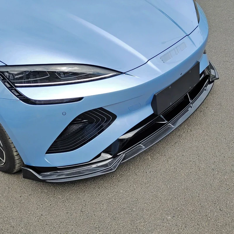 Car Front Bumper Lip Body Kit Spoiler Splitter Bumper Canard Lip Splitter For BMW 5 Series G30 G31 520i 525i 530i 2021 2022 New : Front Bumper Lip Chin Spoiler Splitter Diffuser Guard