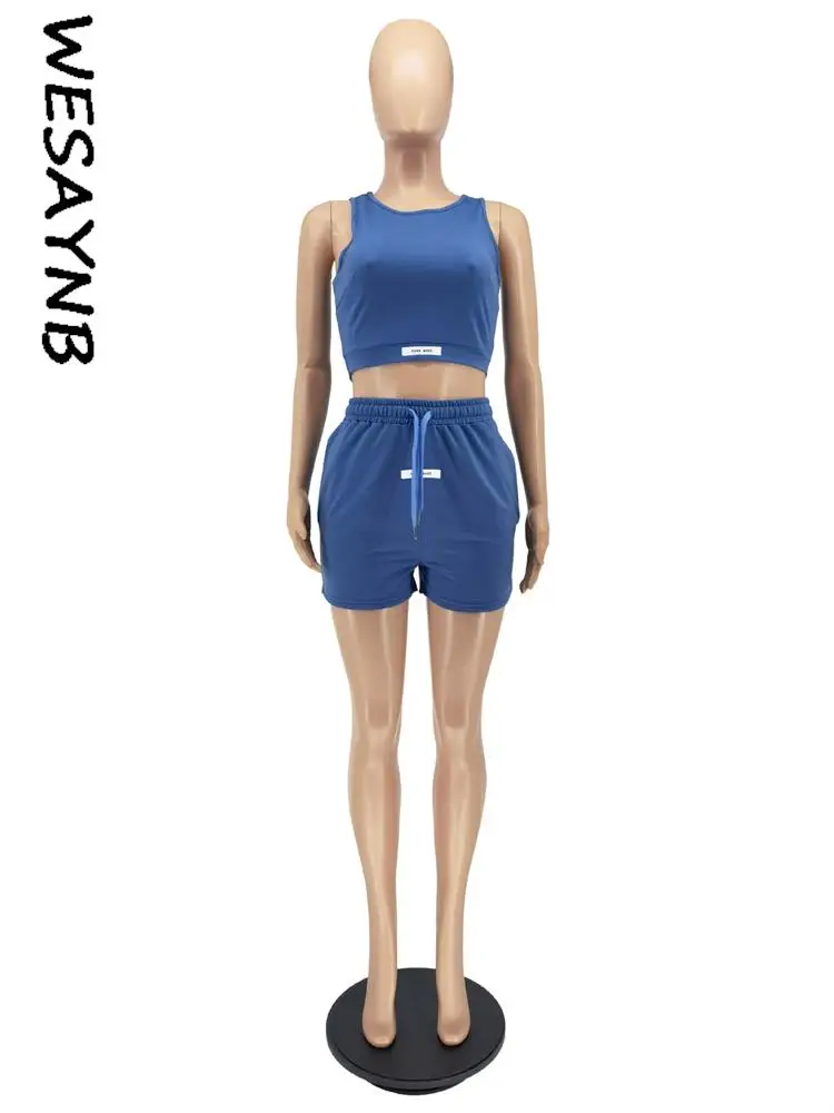 매칭 세트의 새로운 기능 2 2 조각 여성 바지 세트 자르기 탑 핑크 트랙 슈트 스웨트 팬츠 Activewear 운동 짧은 세트 의상