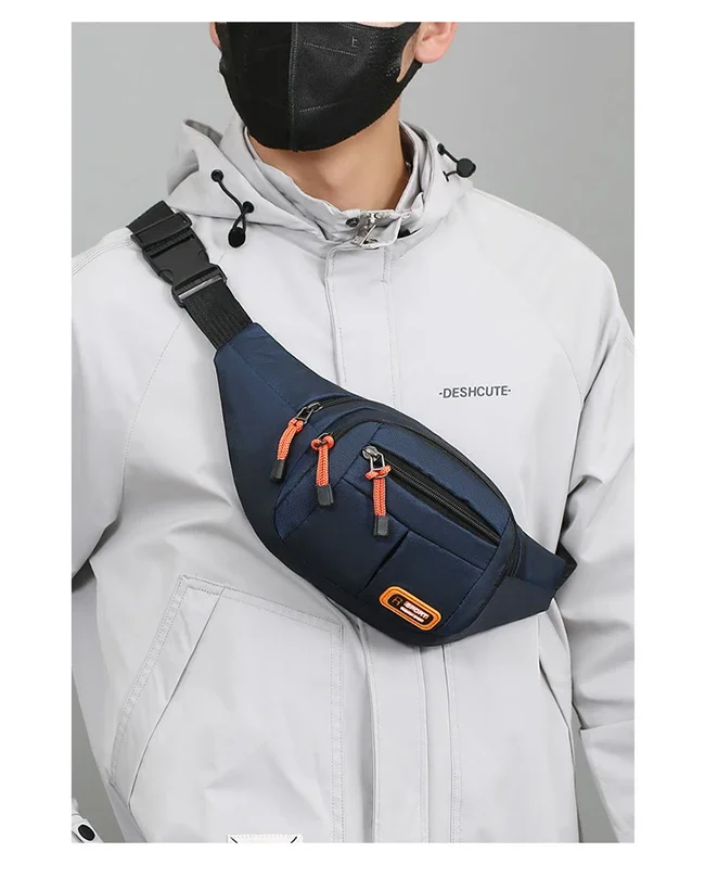 Multifunktionale wasserdichte Oxford-Hüfttasche – Gürteltasche mit großem Fassungsvermögen für Männer und Frauen, langlebig, Unisex, Riñoneras Para Hombre – Detail 22