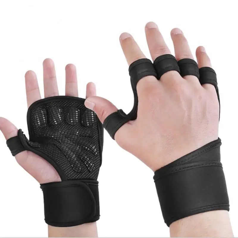 Compression Arthritis Gloves Wrist Support Fitness Training Weight Lifting Silicone Anti skid