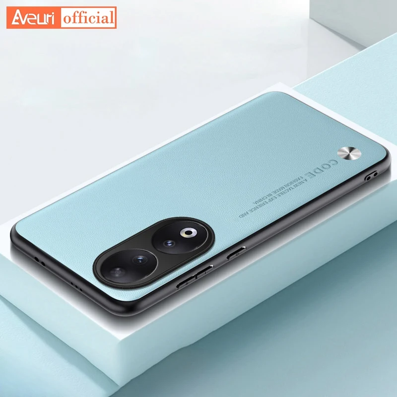 Premium PU Leather Matte Silicone Phone Case - Full Protection Back Cover