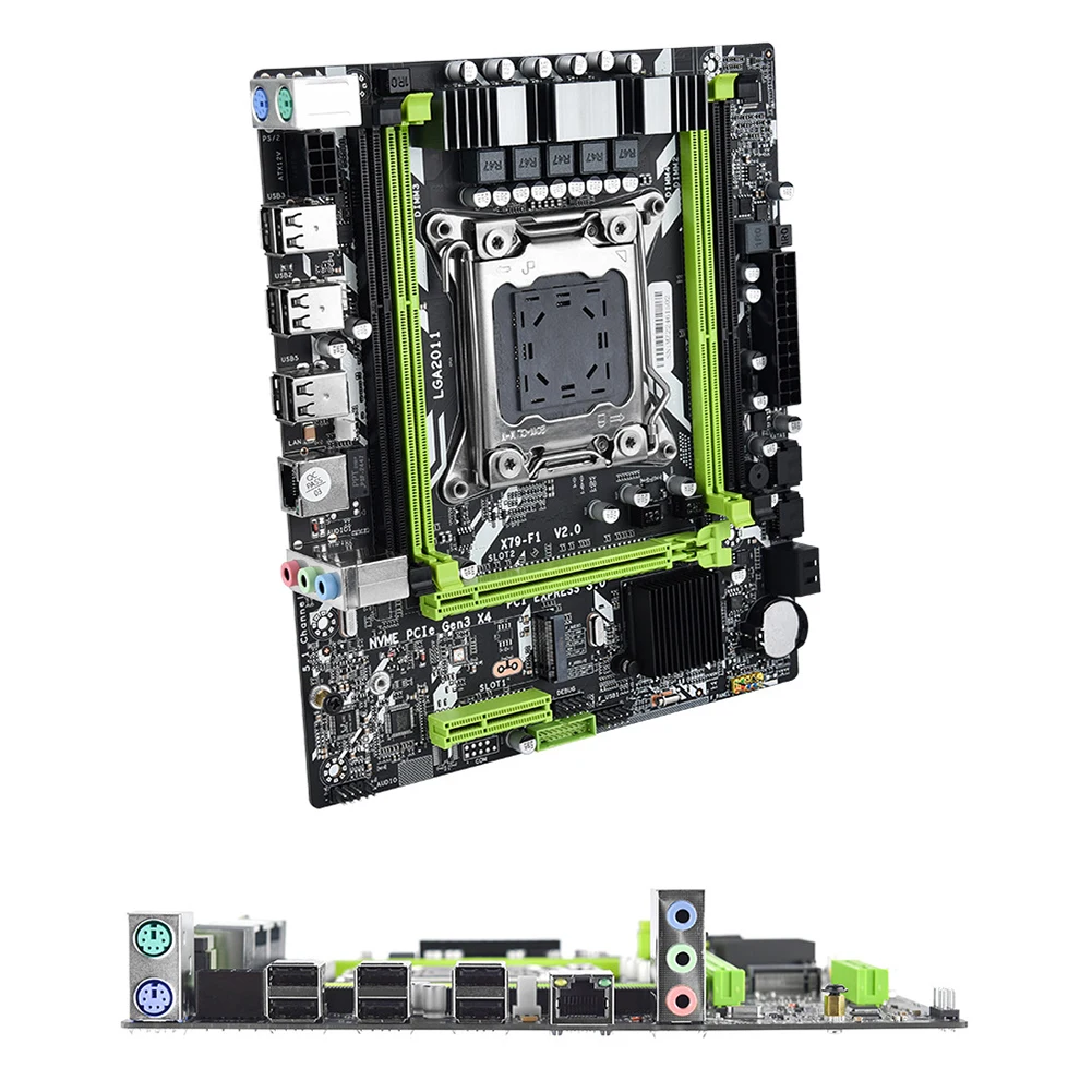 X79  Ʈ, LGA2011 ޺ Xeon E5 2650 V2 CPU, 4pcs x 4GB = 16GB ޸, DDR3 ECC RAM 1333Mhz NVME M.2 