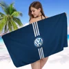 V-Volkswagens Car Logo Big Microfiber Beach Towels Quick Dry Towel Sand Beach Towels Pool Towel for Travel Swim Pool Yoga 5