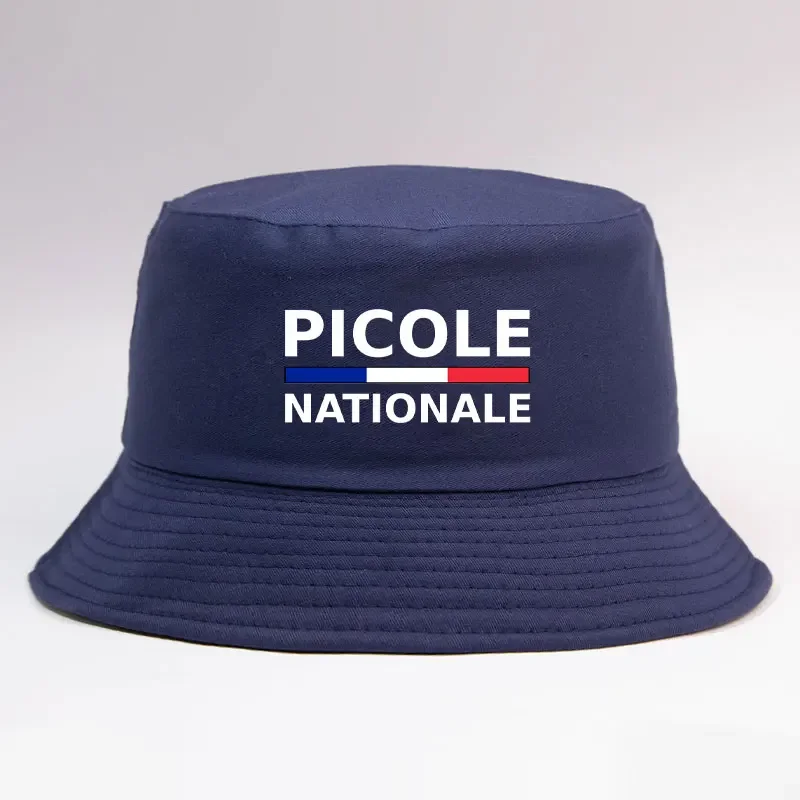 Summer Picole Nationale Reversible Bucket HatS Men Women Cotton Fisherman Cap Unisex Outdoor Sport Activities Panama Bob Chapeau 3