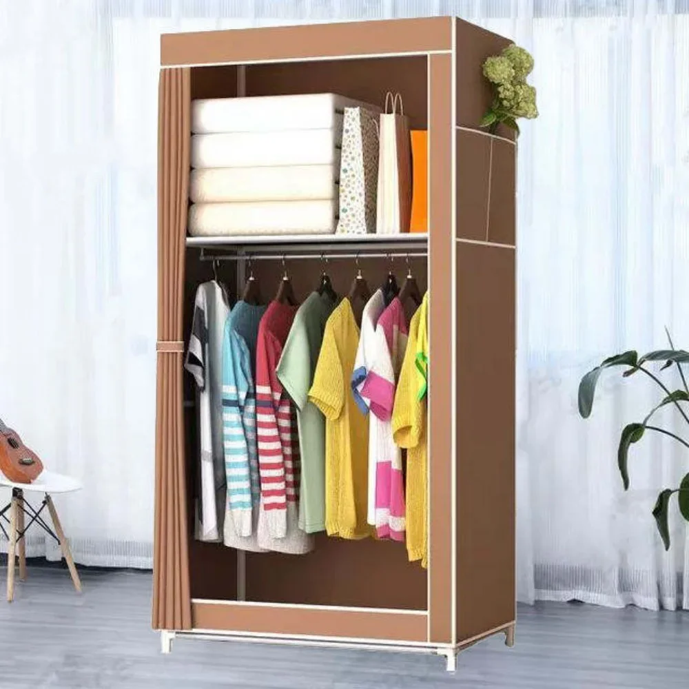 Wardrobes Non-Woven Cabinet Fabric Wardrobe Standing Storage Cabinet Bedroom Furniture storage cabinet fabric wardrobe cloth wardrobe
