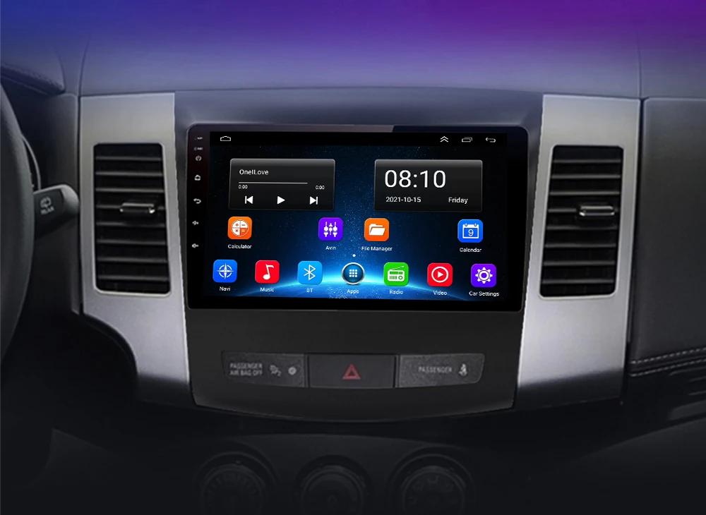 2 Din Android 10 Car Radio Multimedia Player For Mitsubishi Outlander 2006-2011 Peugeot 4007 Citroen C-Crosser Carplay Gps car hd video player