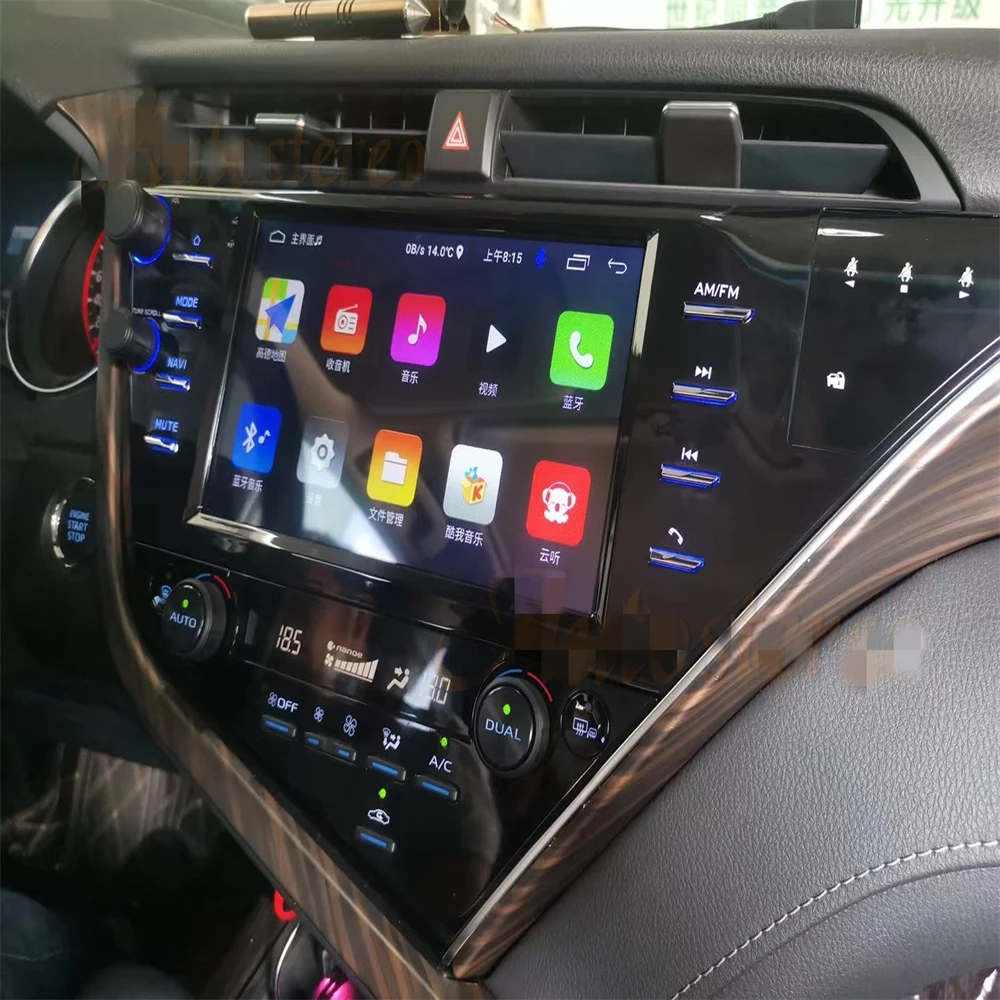 2 Din For Toyota Camry 2018+ Carplay Wifi Car Radio GPS Navigation Multimedia Player Auto Audio