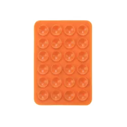 Silicone World Universal Phone Mount with Anti-Slip Suction Cups (Orange)