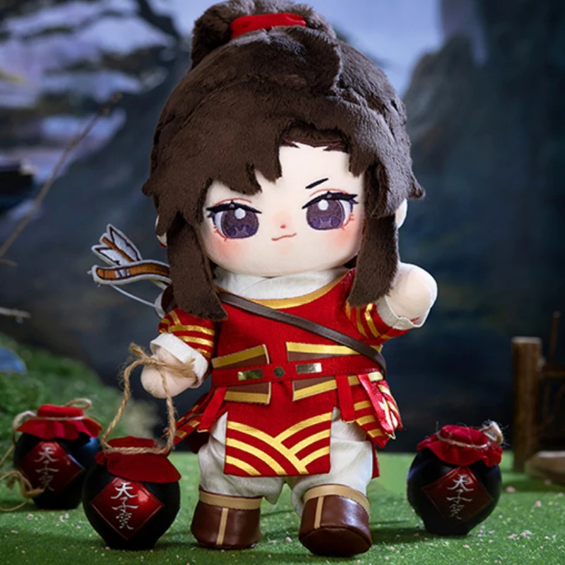 

20 см подлинный Minidoll Mo Dao Zi Shi плюшевая игрушка Wei Wuxian Lan Wangji мягкая плюшевая хлопковая фигурка модель сменная одежда Кукла