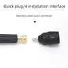 Multifunctional 5 in 1 Quick Connect AdapterHigh Pressure Turbine Nozzle Adapter High Pressure Washer Nozzles 4