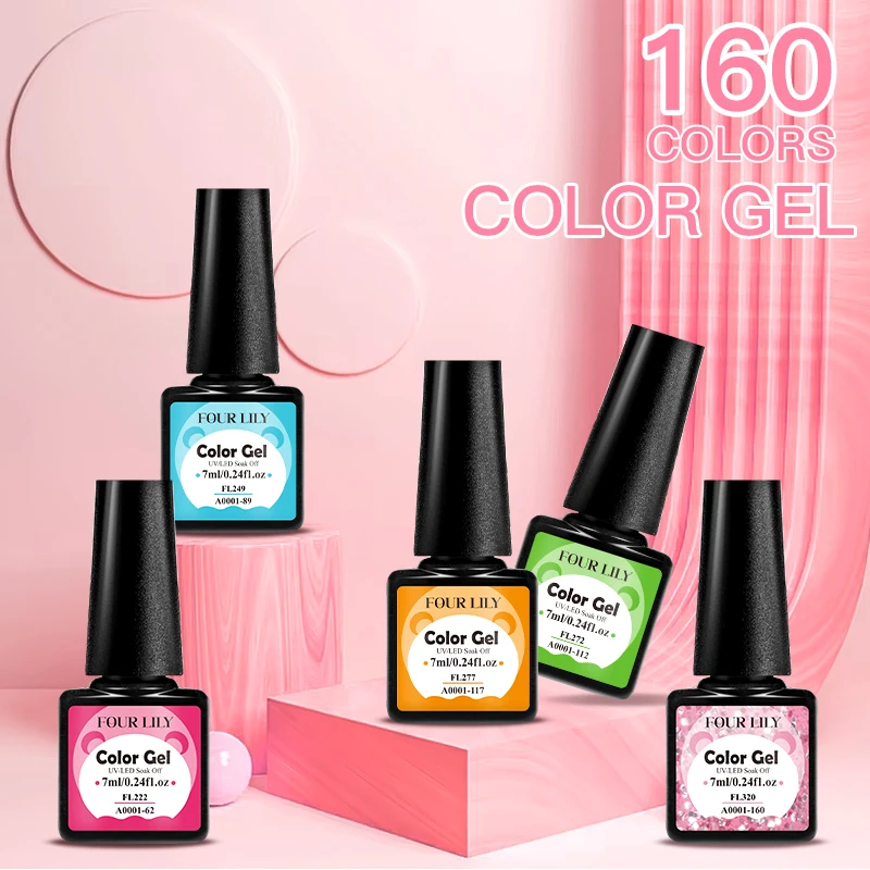 10pcs Gel Nail Polish Set with Nail Lamp, Base Top Coat Long Lasting Soak Off UV Gel Polish Kits for Nail Art DIY Design Vernis 5